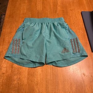Adidas Blue Athletic Shorts Lightweight Design